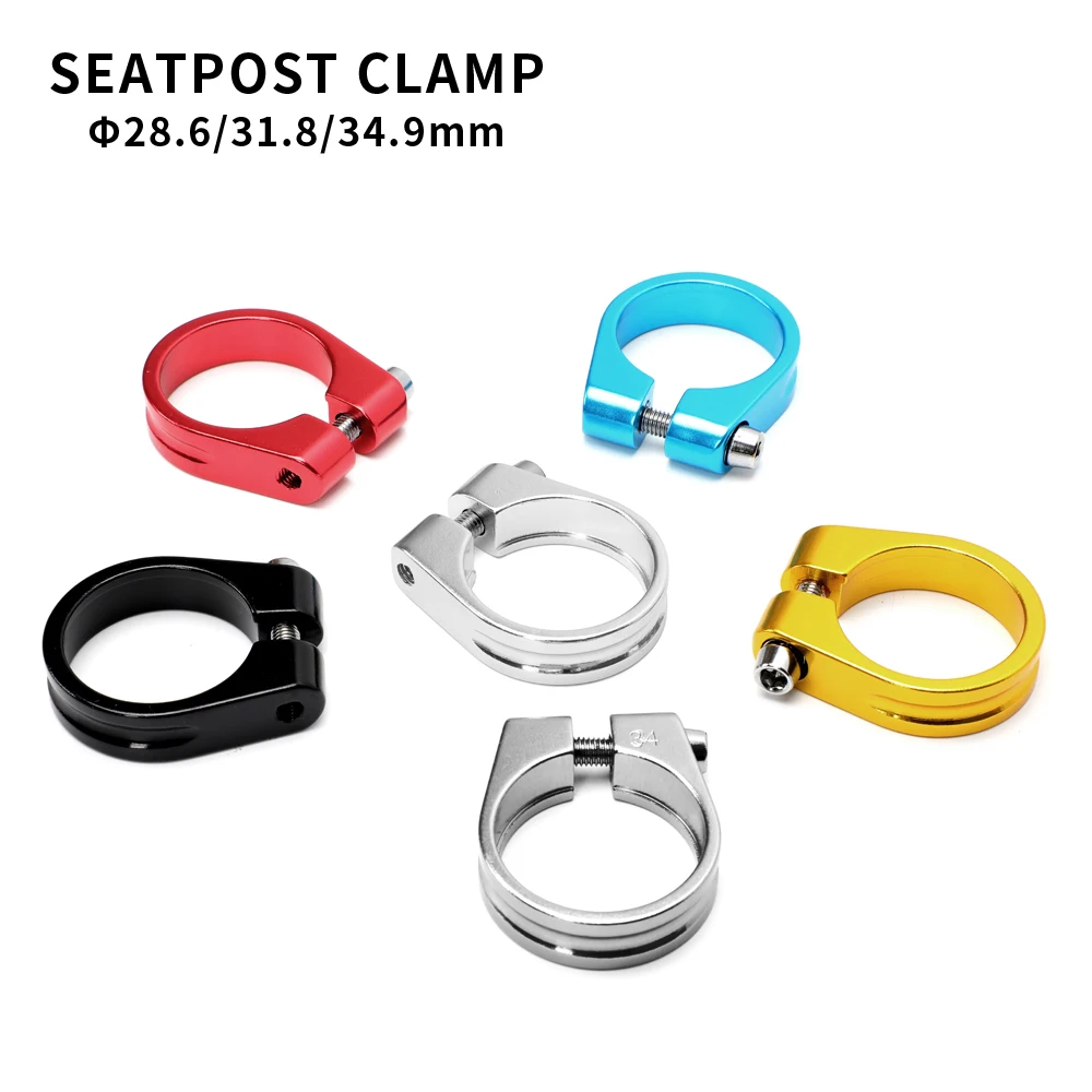 Bicycle Seatpost Clamp 28.6mm 31.8mm 34.9mm Aluminum Quick Release Road Bike MTB Mountain Bicycle Seat Post bike seatpost clamp bike seatpost