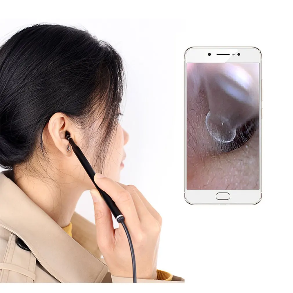 

Usb Ear Camera Otoscope3.9Mm Ear Scope Endoscope Visual Ear Endoscope With Earwax Compatible Ear Cleaner For Android