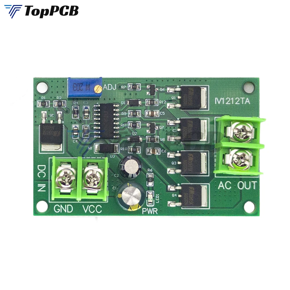 Trasformatore Inverter di potenza 200W DC-AC DC 12V a AC 12V generatore di segnale a onda quadrata regolatore di tensione scheda convertitore di potenza - immagine 2