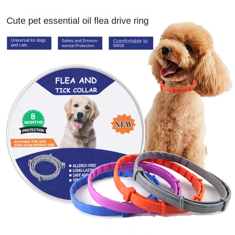 

Dog Cat Pet Flea and Lice Repellent Collar Cat Flea Lice Prevention Collar Anti-mosquito and Lice Repellent Puppy Supplies
