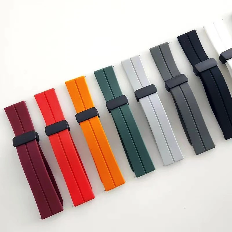 Magnetic Buckle Silicone Strap Replacement Wristband