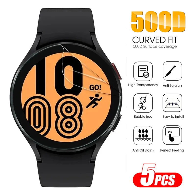 

Hydrogel Film For Samsung Galaxy Watch 6/5/Pro/4 44mm 40mm Screen Protector For Samsung Watch 4/6 Classic 42mm 46mm 43mm 47mm