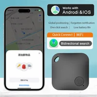 Smart Bluetooth GPS Tracker Tag Anti-Lost Reminder Compatible with Android IOS Car Key Pet Finder Rated Locator