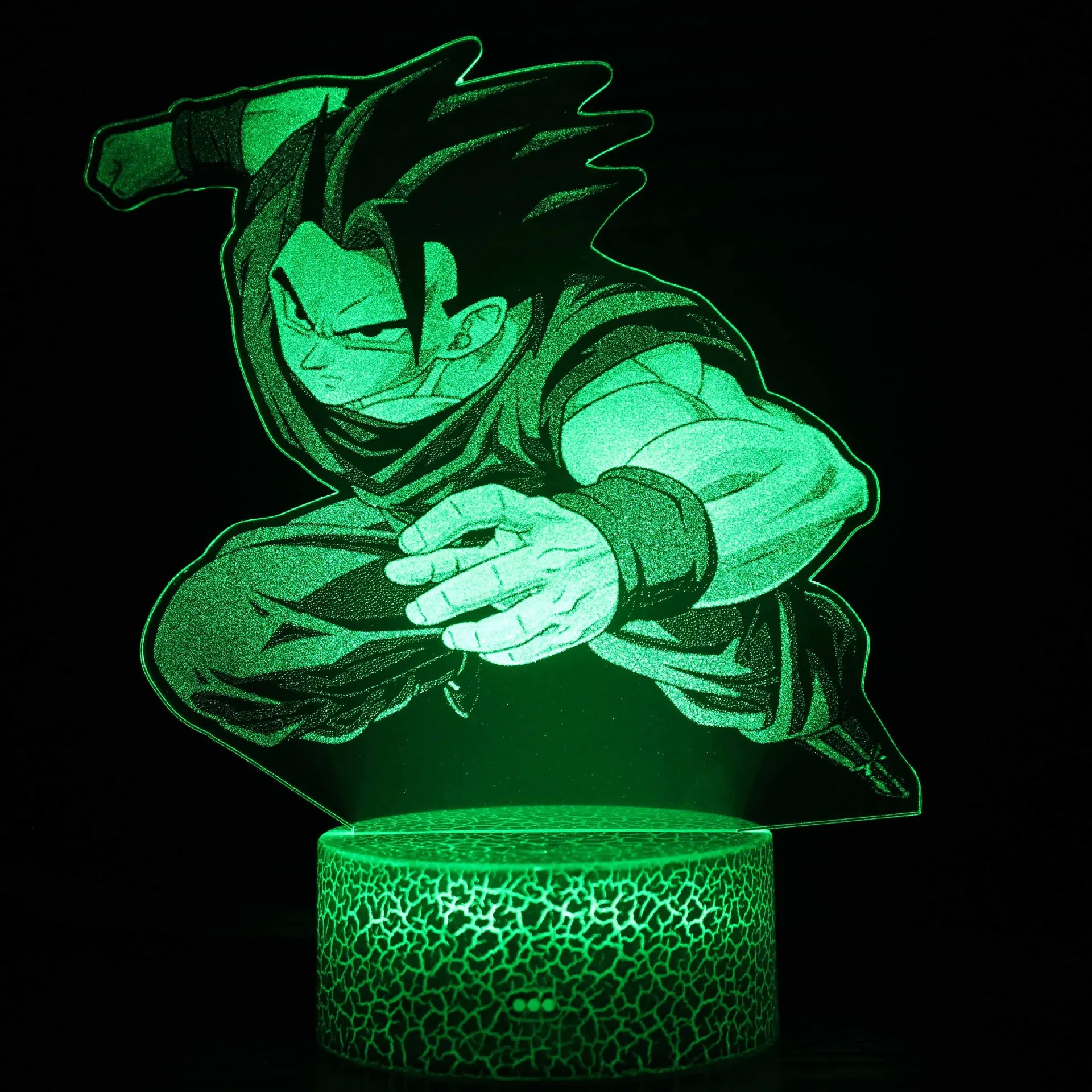 3D Lamp Anime Figure Dragon Ball Goku Remote Touch Small Night Light Bedroom Home Bedhead Lamp Cartoon Ornament Figure Kids Gift images - 6