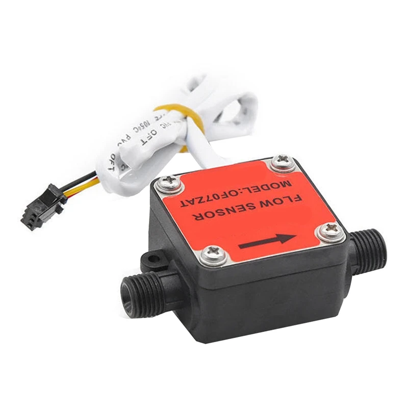 1 Piece OF07ZAT 2Min Oval Gear Flowmeter Sensor Gear Oil Flowmeter Sensor Plastic Flow Meter