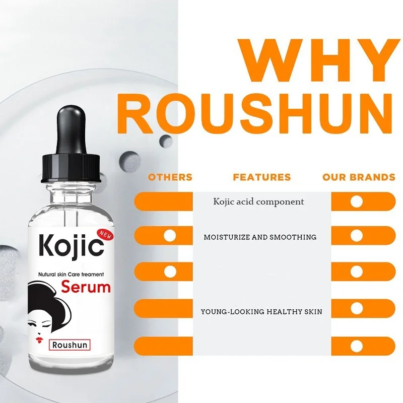 30mlKojic Acid EssenceKojic Moisturizing Facial Essence Face Care Skin Care Essence Liquid Hydrating Moisturizing Skin Care 2