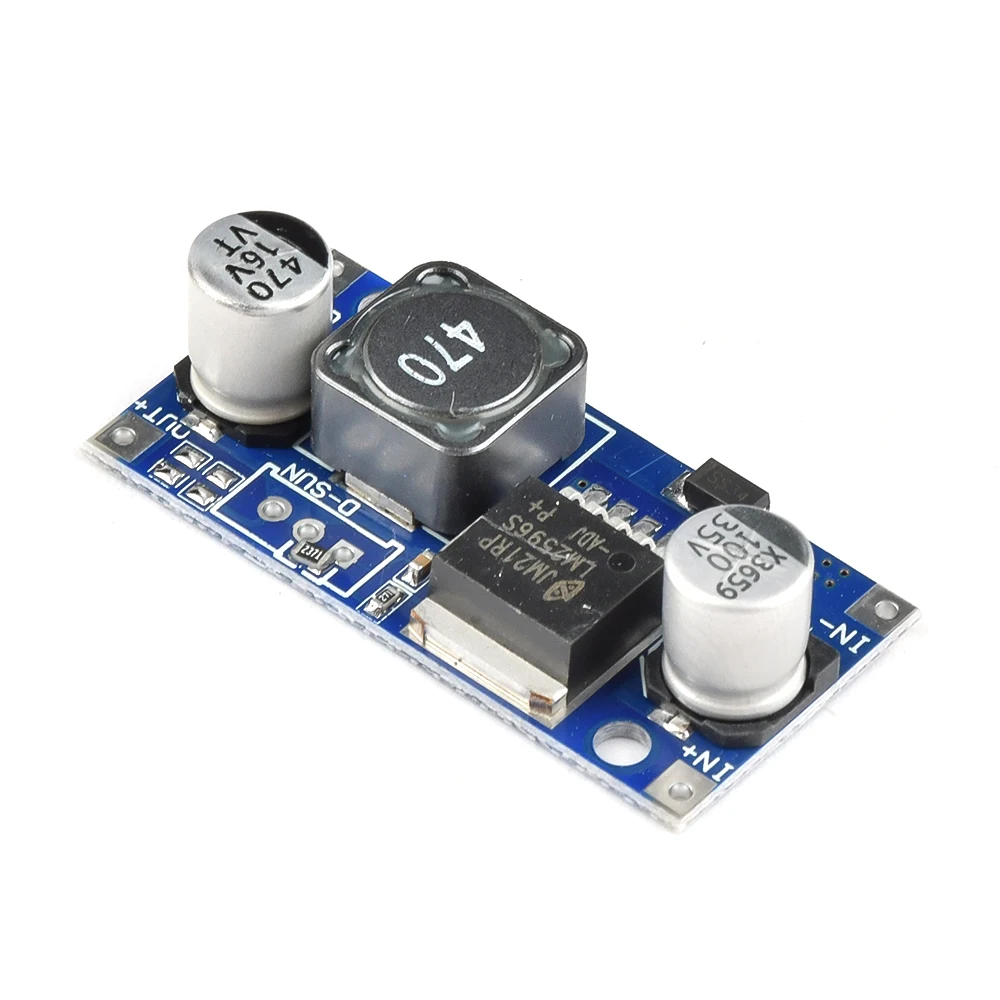 LM2596 DC to DC 벅 컨버터 전압 조정기, 벅 컨버터 전원 공급 장치, 스텝 다운 모듈, 3.2-40V-3.3V 5V 12V