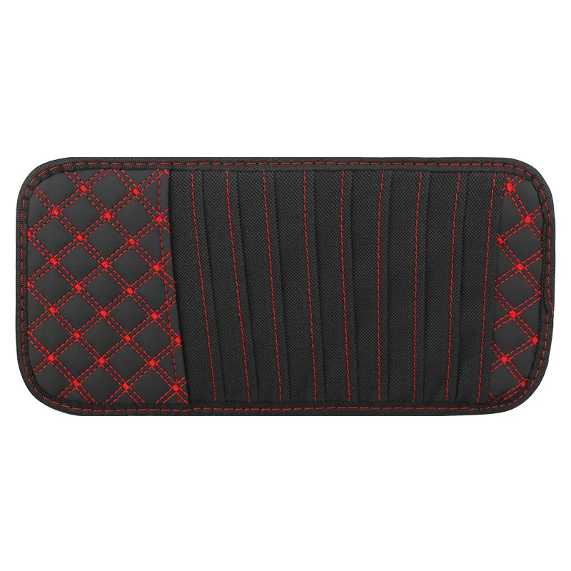 thumbnail image 1 of Soporte para CD en la visera del coche, funda para guardar DVD en la visera del coche, bolsillo para la visera del coche y accesorios interiores, 1 of 5