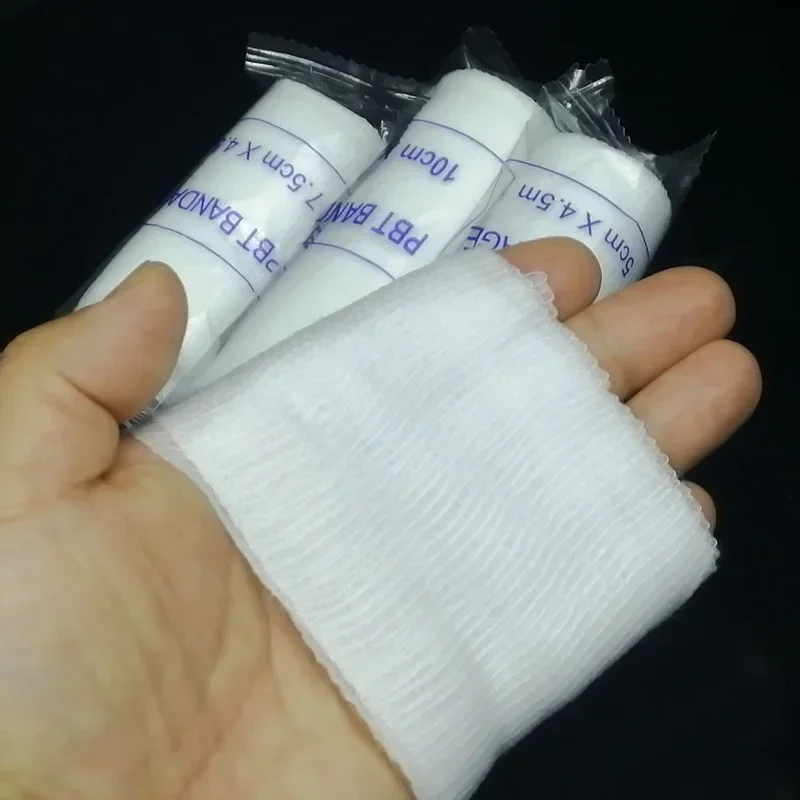 10pcs/lot Medical Elastic Bandages First Aid Emergency Cotton Wound Dressing Nursing Care Gauze Patches Strips Adhesive Plasters 4