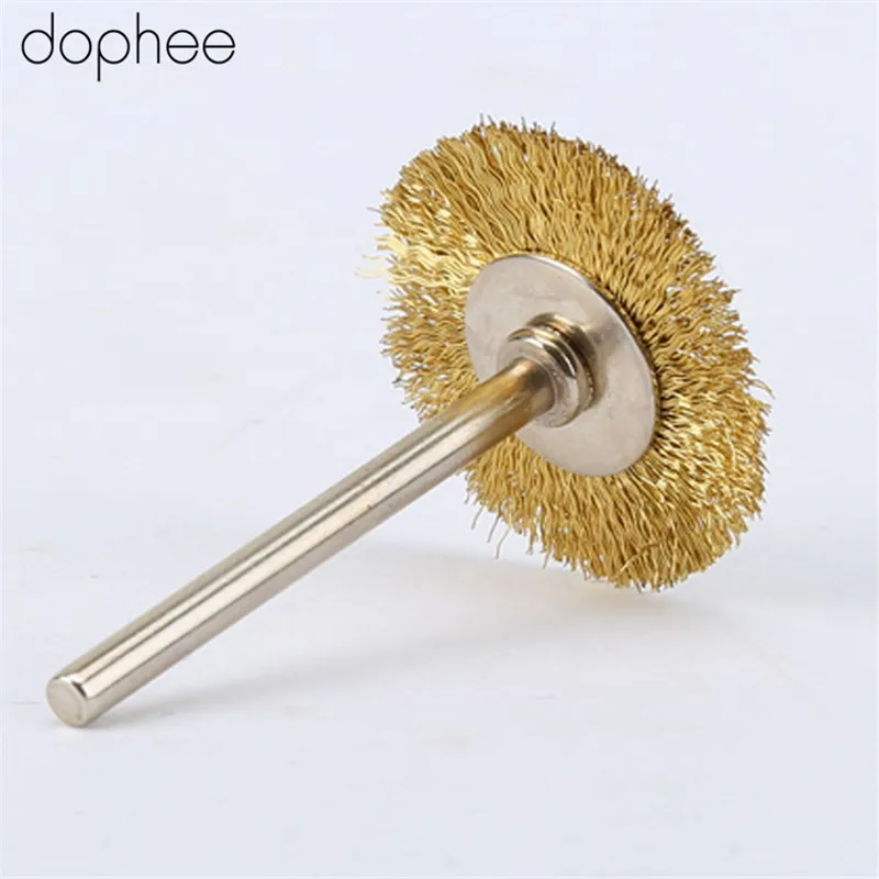 20pcs Copper Wire Brushs Copper Wire Brass Wire Wheel Brushes Polishing  Tool For Grinder Accessories