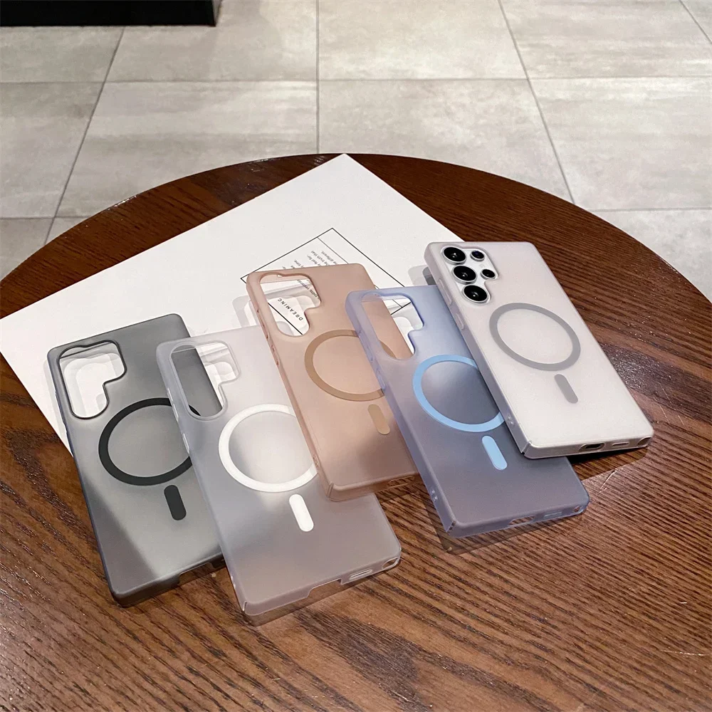 Translucent Luxury Matte Magnetic Phone Case - Premium Edge Cover