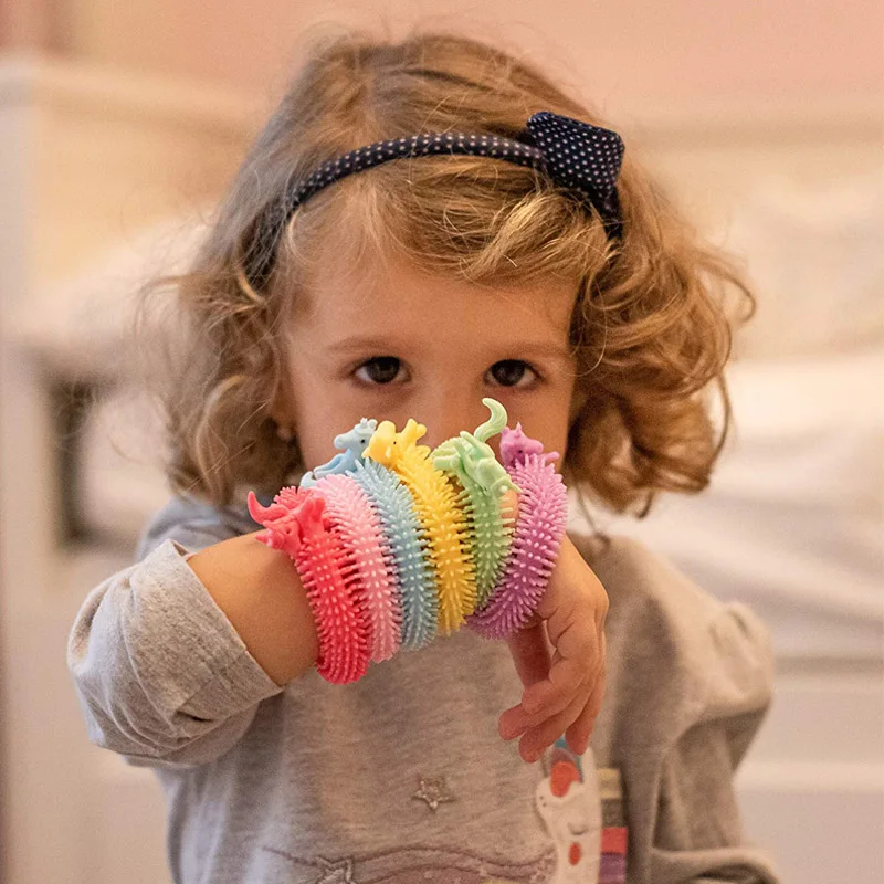 5Pcs Kawaii Stretchy String Fidgets Sensory Toys Funny Gift Ideas For Kids Party Favors Juguetes Divertidos Para Niños 3