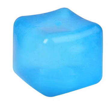 Cube Sensory Squeeze Toy with Super Solid Squish 5.5cm Cube BPA-free Funny Relax Stress Reliever Toys Cute Mini Ice Toys