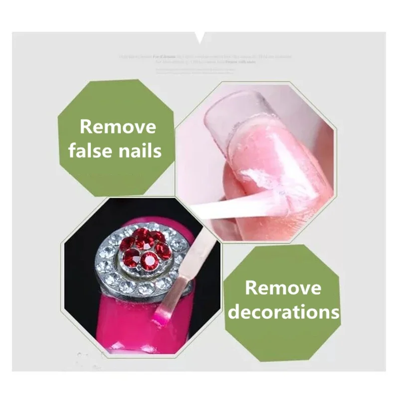 10ml Liquid Degreaser For Nail Polish Remover Nail Gel Remover Nail Polish Remover Wipes Nail Debonder Nail Polish Remover Wraps Nail Glue Remover False Nails/UV Gel /Polish/Sticker/Decorations Fast Remove Manicure Nail Art Accessory