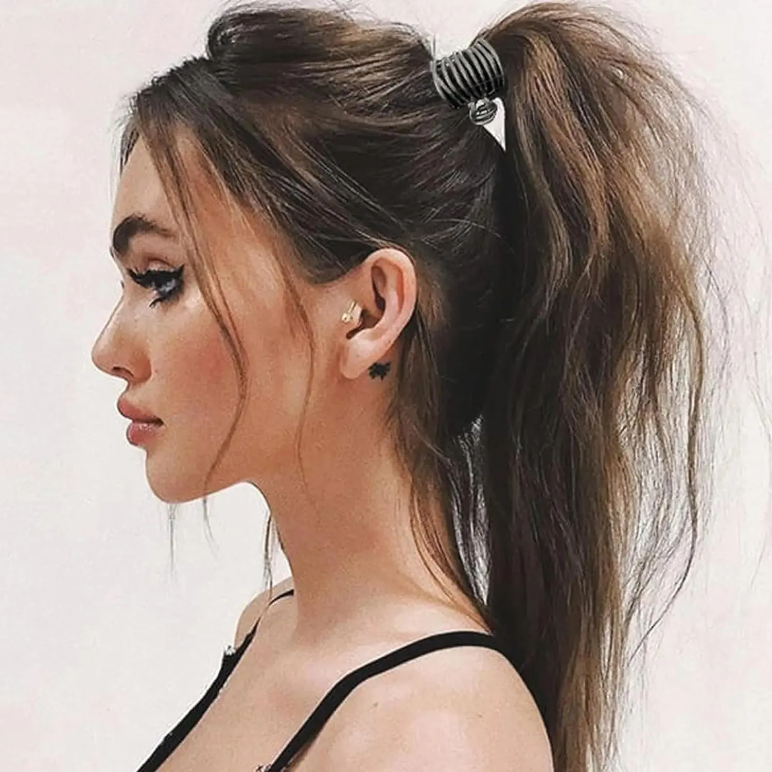 Hair Accessory Fashion Gold Color Hollow Geometric Hair Clips Metal Hair Claw Cross Hairclip Headband Hairpin Crab Women
