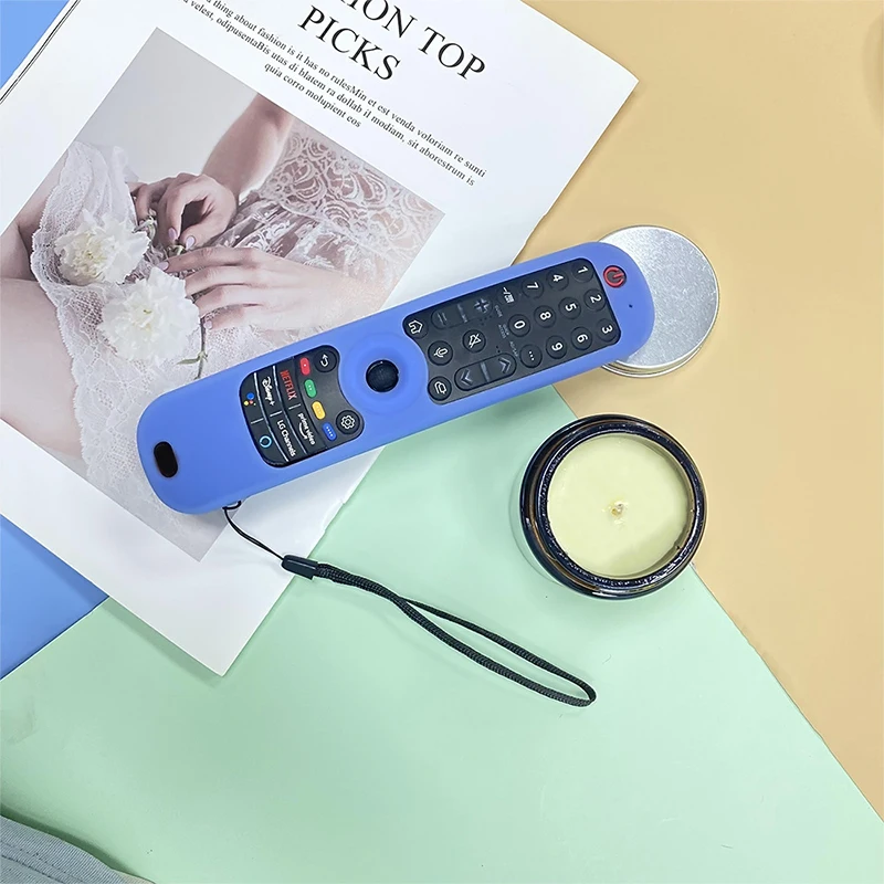 Half-Cover Silicone Remote Case for LG AN-MR21GC MR21N/21GA Shockproof Protective Cover Drop-Proof Shell Accessories