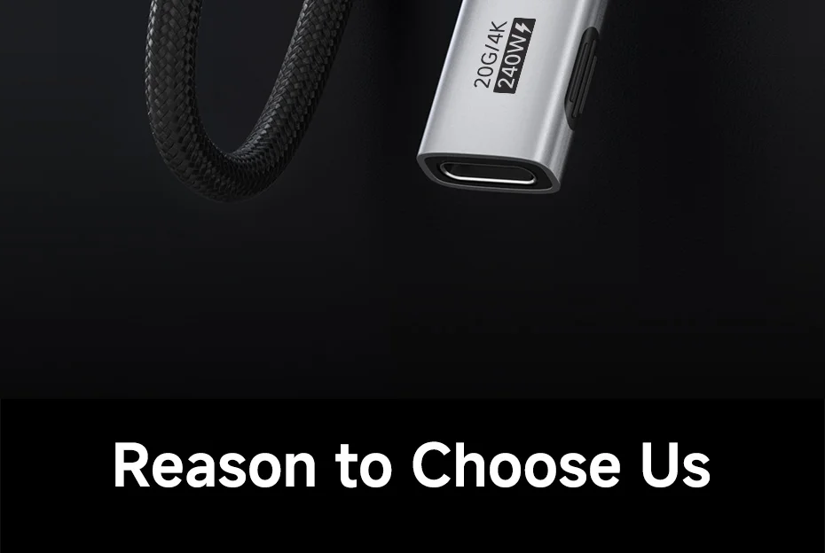 Hagibis USB-C Extension Cable 20Gbps 240W 4K