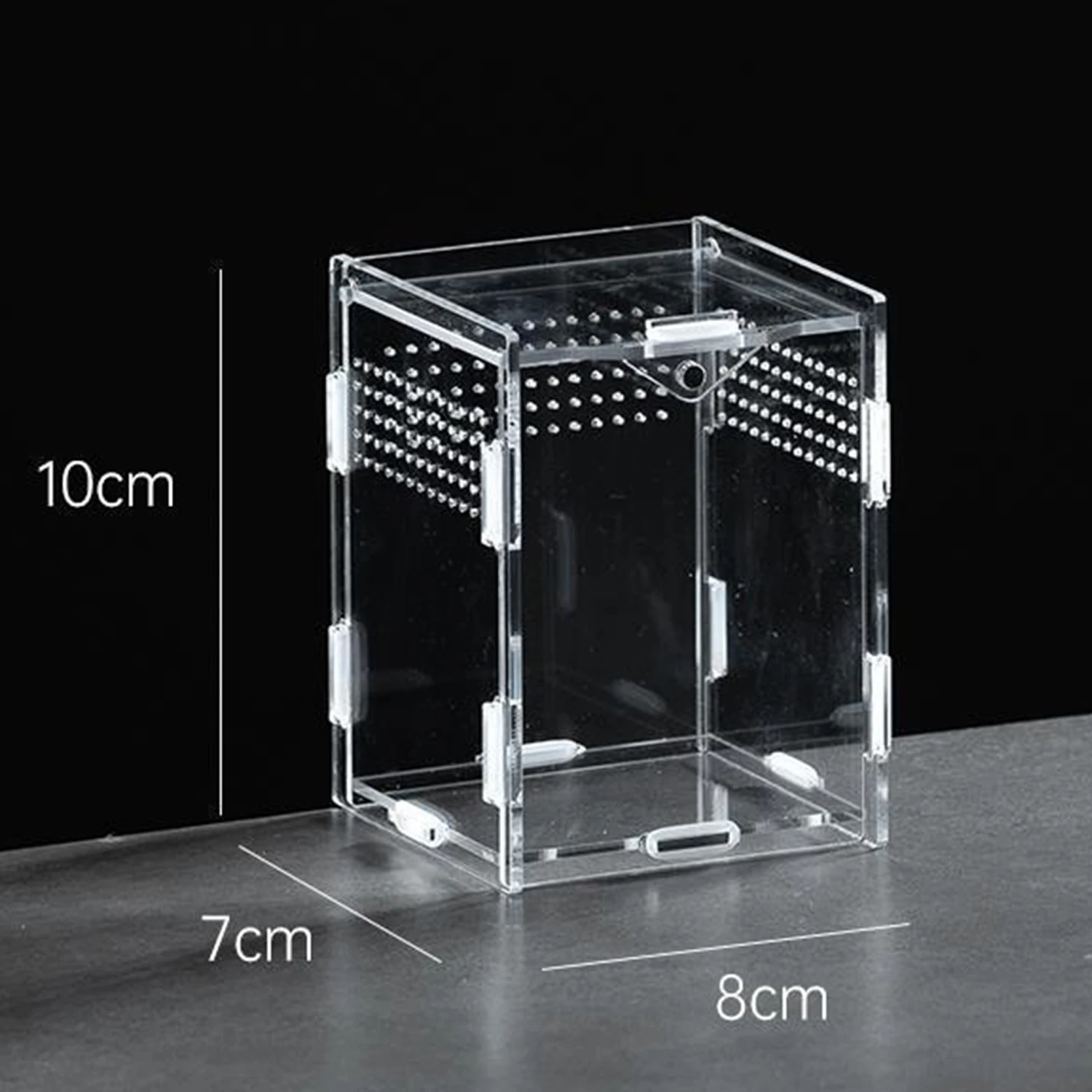 טרנספרנטי אקריליק טראריום זוחלים גקו ליזרד הרמיט קראבים הרכבה - נדרש מיכל ביתי ארבוריאל הרפטוקולטור