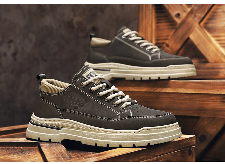 Herren schuhe Casual Sportschuhe vier Jahreszeiten weiche Sohlen bequeme Outdoor-Arbeits kleidung Schuhe Sicherheits schuhe Mode Jugend Socken Schuhe – Detail 18