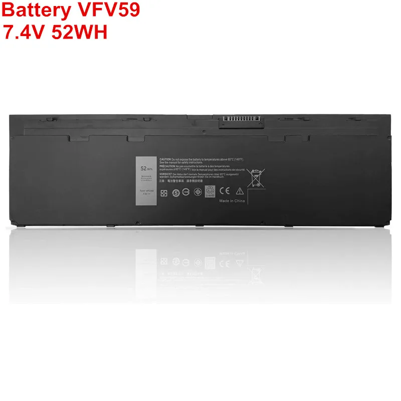 7.4V 52WH Brand New Original Laptop Battery VFV59 For Dell Latitude