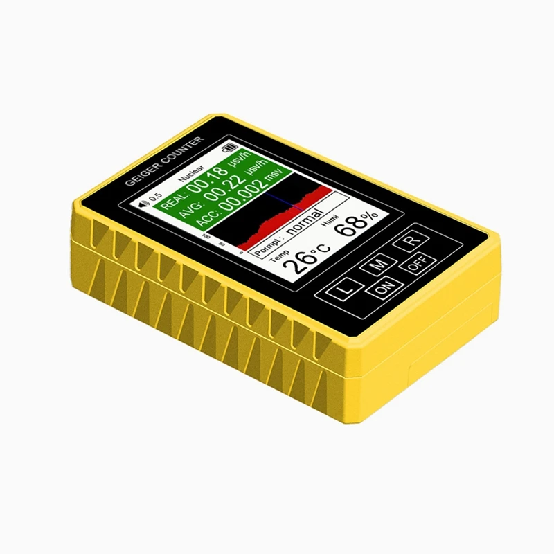 XR3 Pro Electromagnetic Radiation Detector Geiger Counter Semi-Functional Dosimeter EMF Meter &Beta;&gamma; X-Ray Beta Gamma Tester