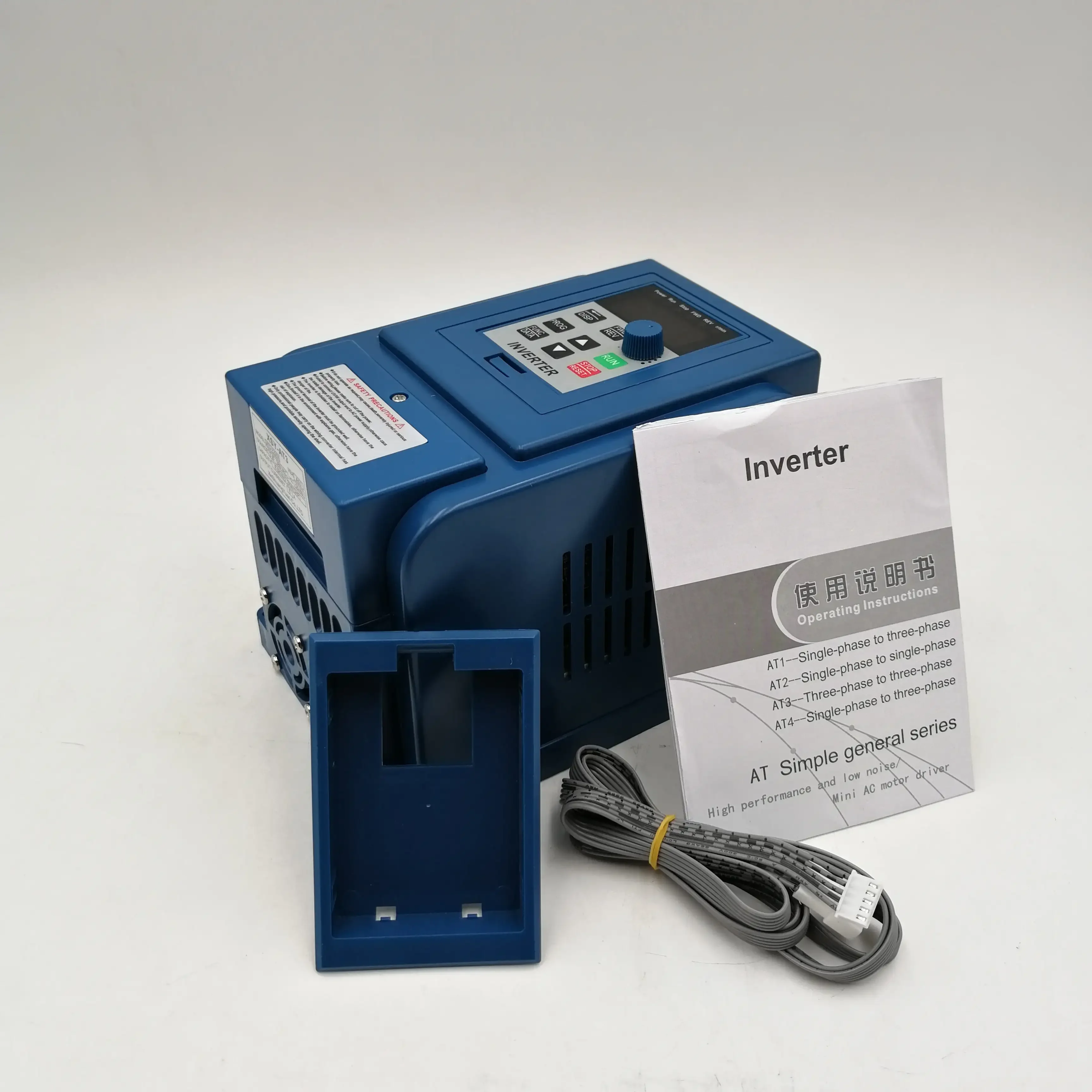 VFD AC 380V 750W/1.5kW/2.2KW/4KW 가변 주파수 드라이브 3상 속도 컨트롤러 인버터 모터 VFD 인버터 XSY-AT3