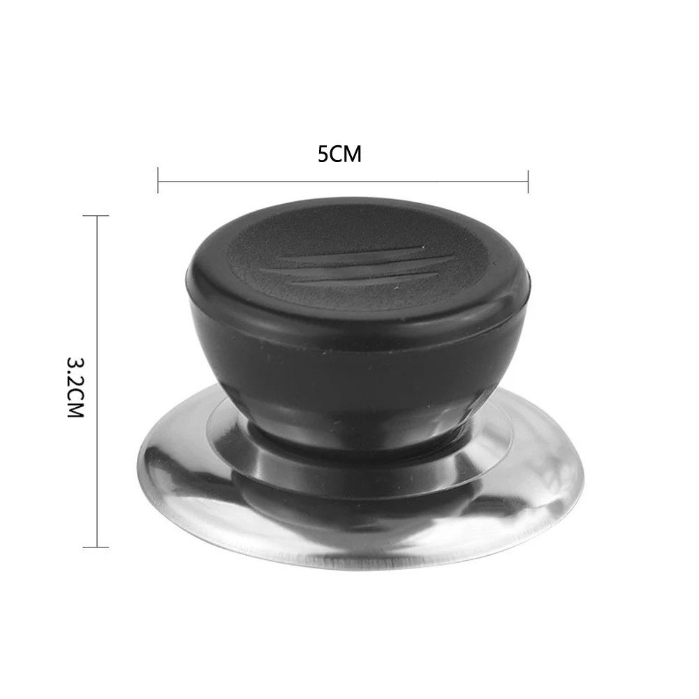 

Lid Knobs Cap Pot Lid Knob Anti-rust Cookware Handgrip Handle Heat Resistant Plastic Knobs Replacement Brand New