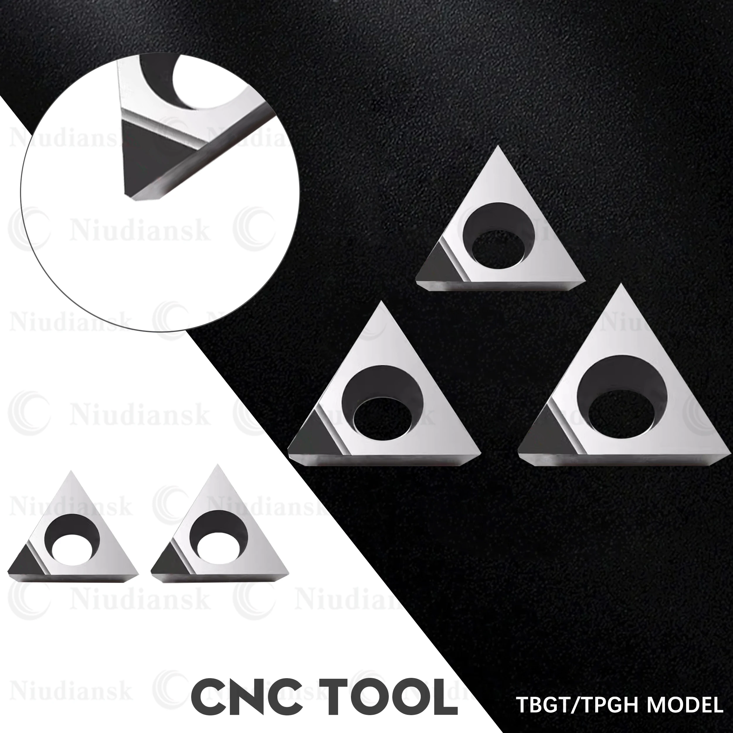 

High-quality TBGT06 TPGH08 TPGH09 TPGH110304 TPGH16 PCD CBN Boring Blade Diamond Inner Hole Precision Tool Boron Nitride Inserts