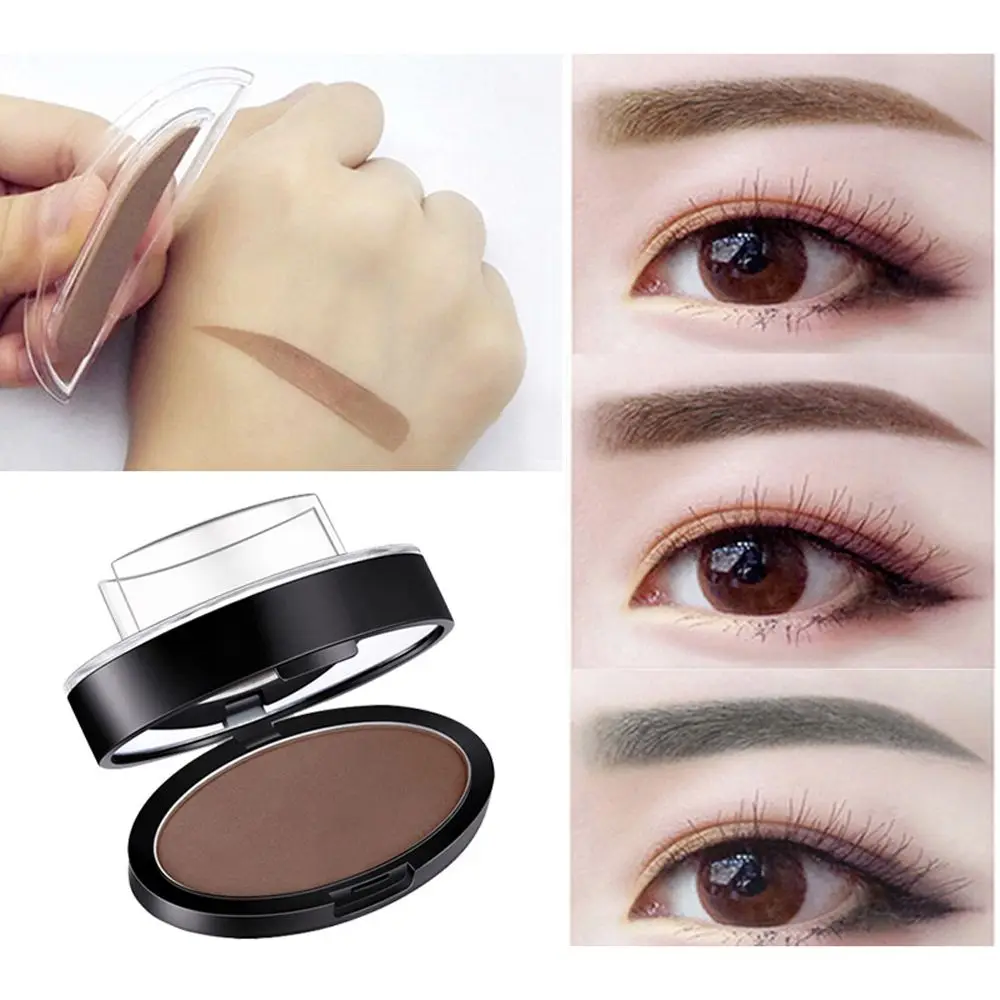 

Coloring Makeup Tool Delicate Quick Make Up Eyebrow Powder Stamp Eyebrow Seal Stamp Brow Stamps Eyebrow Powder Palette