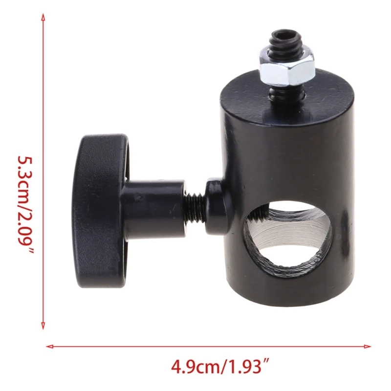 SLR Cameras Photography Light Holder Led Support Flash Tripod Mounting Stand Umbrella Bracket 1/4" 3/8" Screw Adapter light stand photographic light stand flash holder