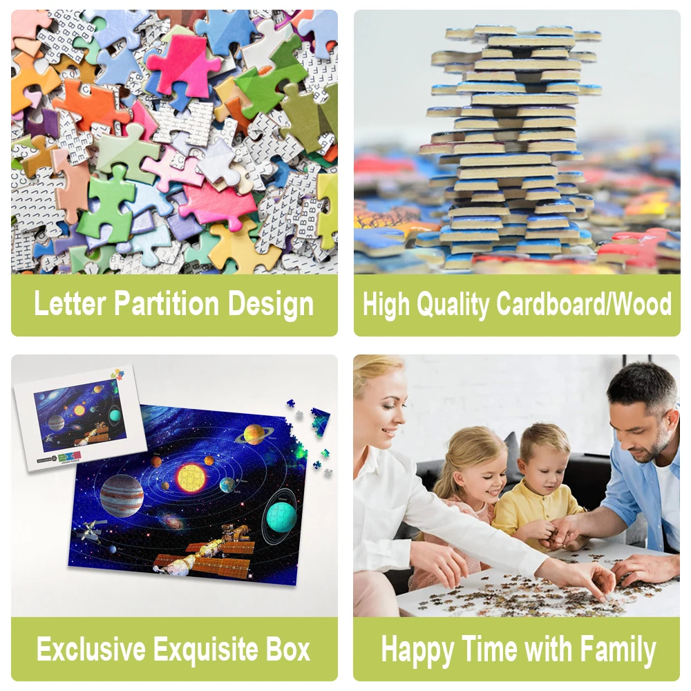 Solar System Planet Trajectory Cartoon Puzzle Children's Puzzle Game Simple and Difficult Puzzle Games for Children and Adults 3