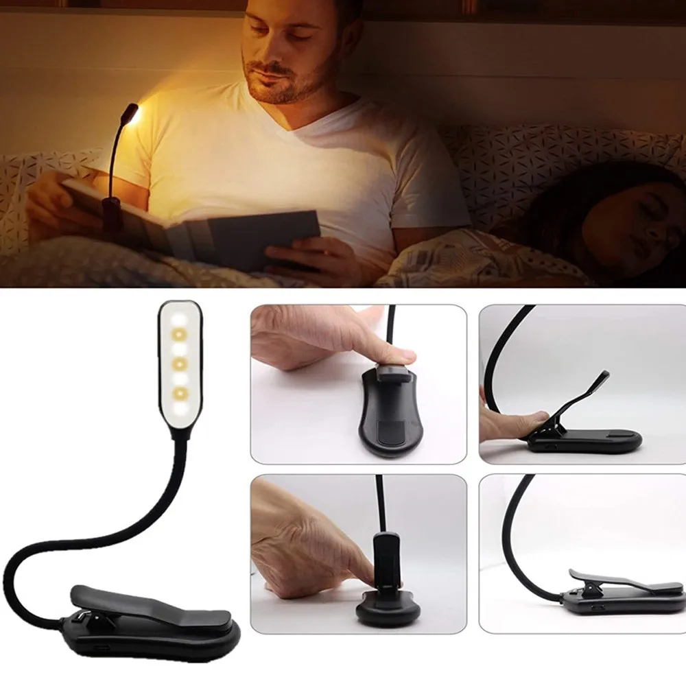 USB Rechargeable Book Light 3
