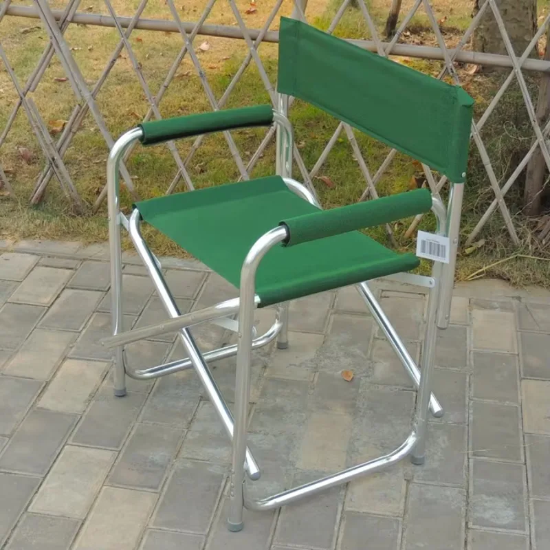 Aluminum Alloy Director&rsquo;s Chair Side Table Portable Folding Fishing Stool Relaxing Laptop Desk Outdoor Picnic Gear