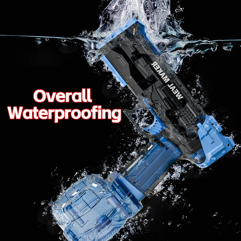 New Summer Water Gun Electric Pistol High-pressure Full	Automatic ShootingWater	Beach Toy	Gun For	kid	Children	Boys Girls Adult 2