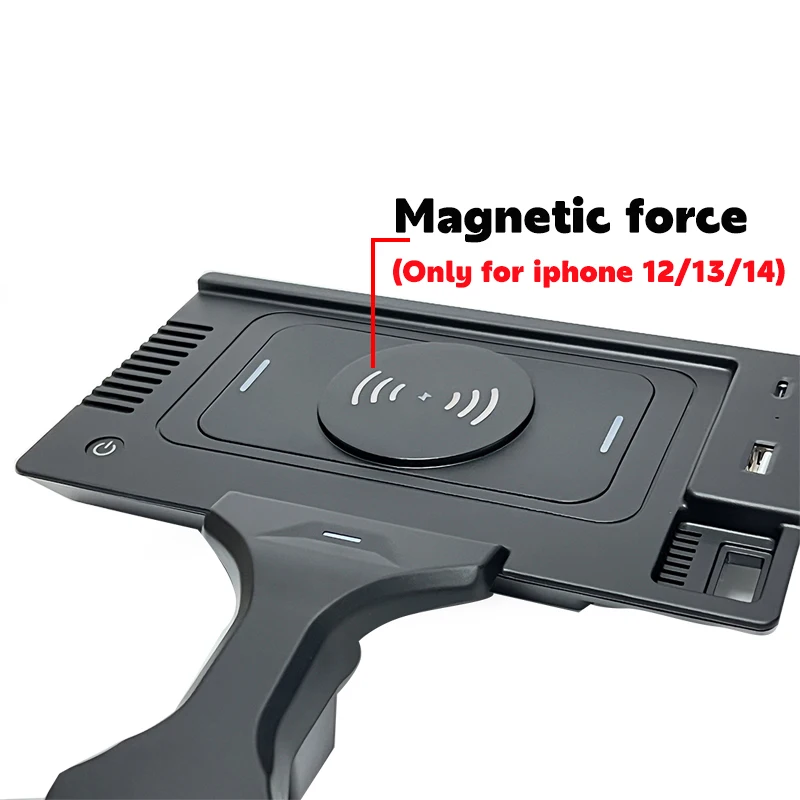 Magsafe cargador inalámbrico para coche, soporte magnético de carga rápida,  diseño especial para iPhone 12, 13, 14, BMW X3, X4, IX3, G01, G02 -  AliExpress