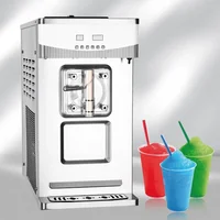 Slush Machines, Ice Machine, Frozen Drinking Beverages, Refrigeration Equipment, R404 Refrigerant, Customizable Plug and Voltage 1