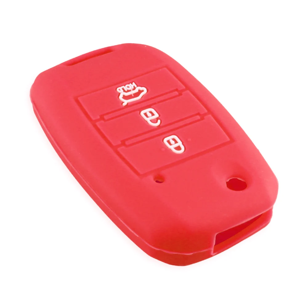 Silicone Flip Folding Car Key Cover For KIA Sid Rio Soul Sportage Ceed Sorento Cerato K2 K3 K4 K5 Remote Case key case cover key case flip key fob shell car key shell remote control case cover