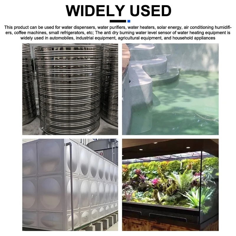 1Pc 12V-110V Fluid Elevation Tracker PP Plastic Orb Float Switch; Hydric Level Switch