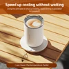 Self Stirring Coffee Mug 55℃/131℉Constant Temperature Cup Warmer 10W Magnetic Self Stirring Cup Home Office Drinking Tools 4