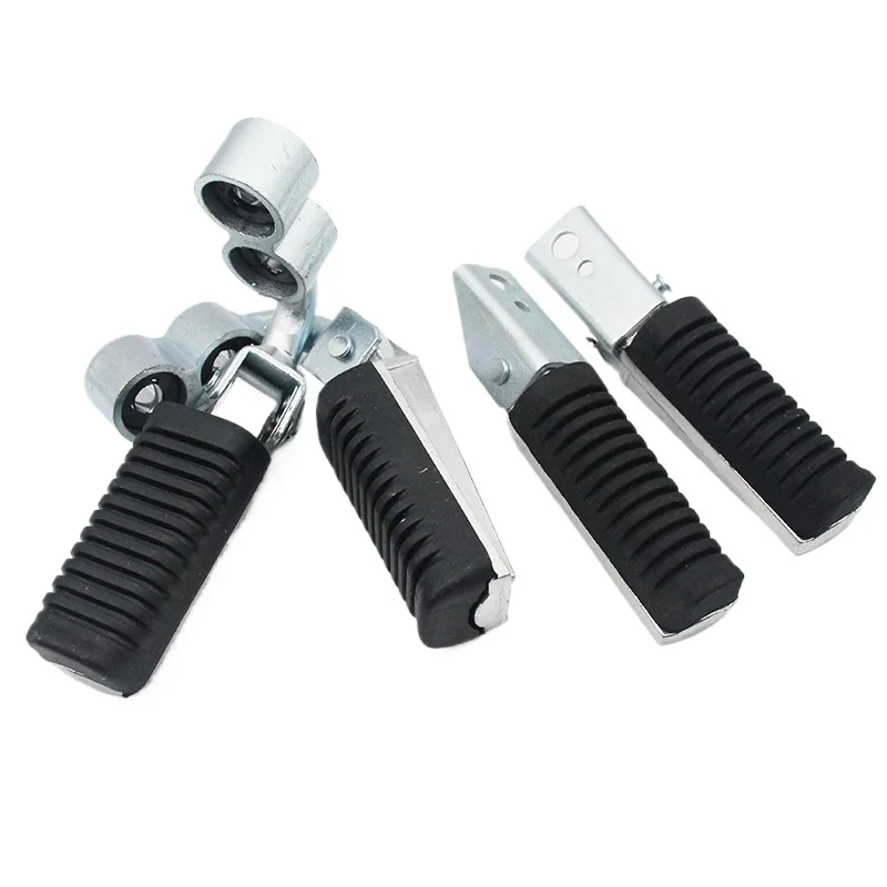 Motorcycle Front And Rear Pedals For SUZUKI HAOJUE EN125-2A EN125-3A EN125-3E EN125-3F EN150 Footrests Pegs Replacement Parts