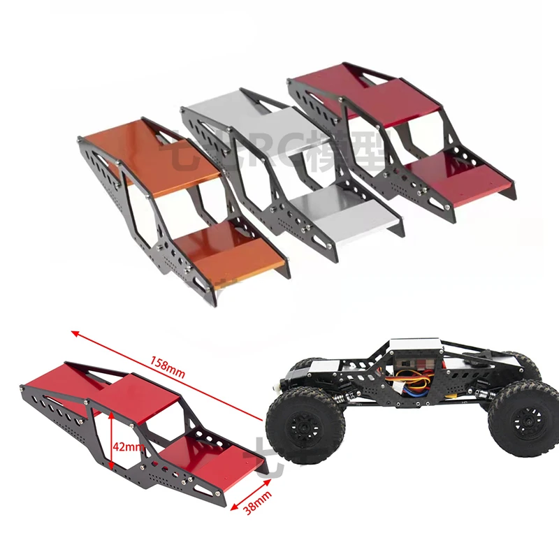 Осевой SCX24 90081 C10 1/24 RC автомобильные запасные части Корпус Рама Алюминиевый сплав рама