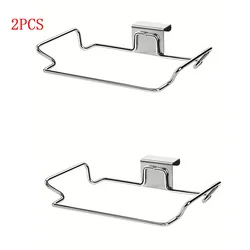 Stainless Steel Kitchen Trash Bag Holder with Hanging Bracket (2pcs)