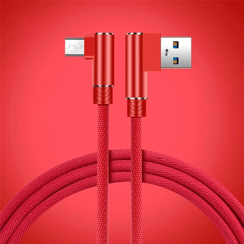 Fast Charging USB C Cable 90 Degree Data For Xiaomi Mi 9T Sony Xperia fast-charging-usb-c-cable-90-degree-data-for-xiaomi-mi-9t-sony-xperia