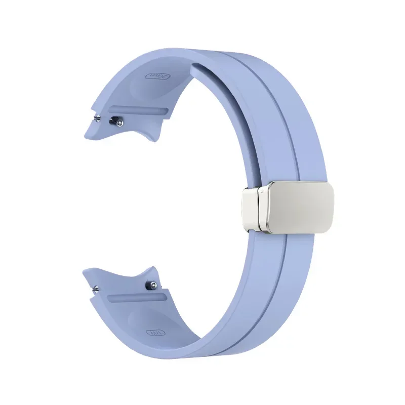 Elegant Magnetic Silicone Strap for Galaxy Watch - No Gap Design Bracelet