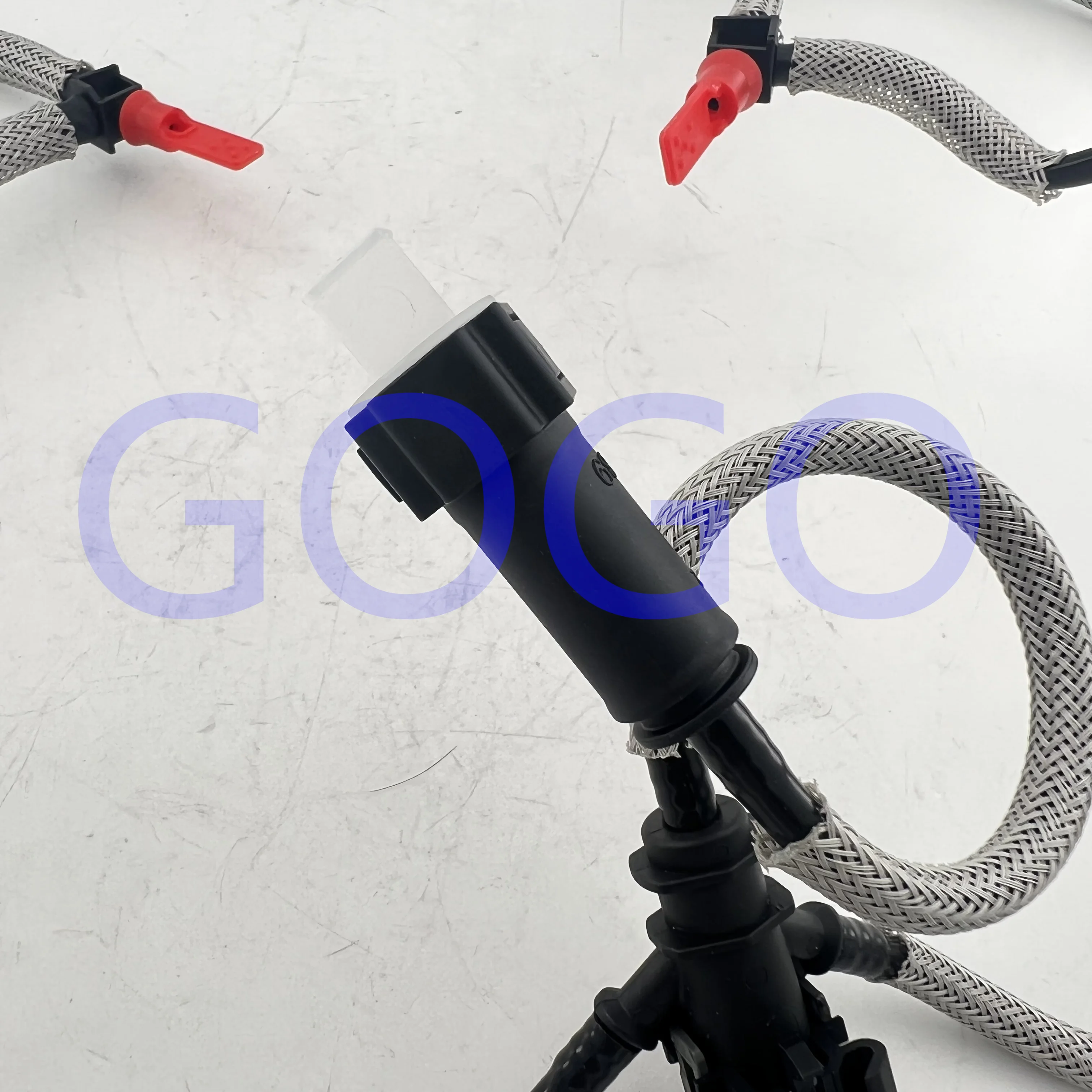 LEAK OFF PIPE TUBE & SENSOR for LAND ROVER RANGE SPORT LR3 LR4 2.7L V6 Engines 1386505 With diesel injector tubing