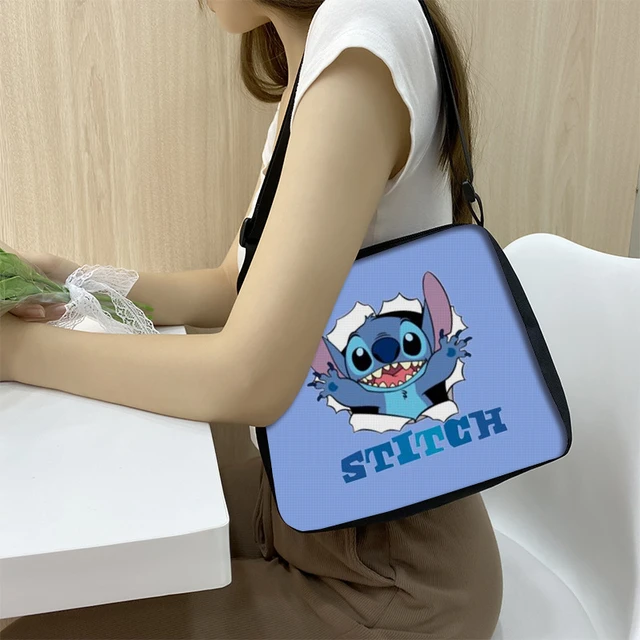 Bolso de mano de Lilo & Stitch para mujer y niña, bolsa de hombro