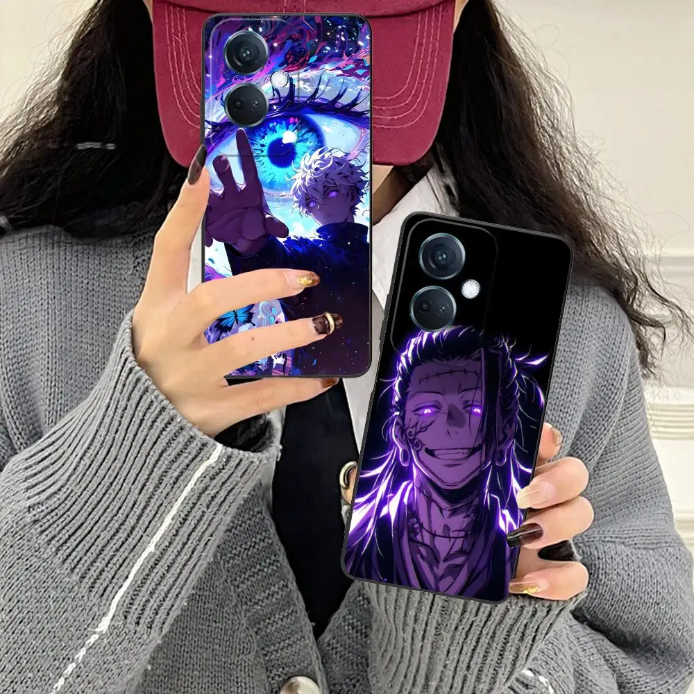 Jujutsu Kaisen Neon Colorful Phone Case with Pretty Printing Design