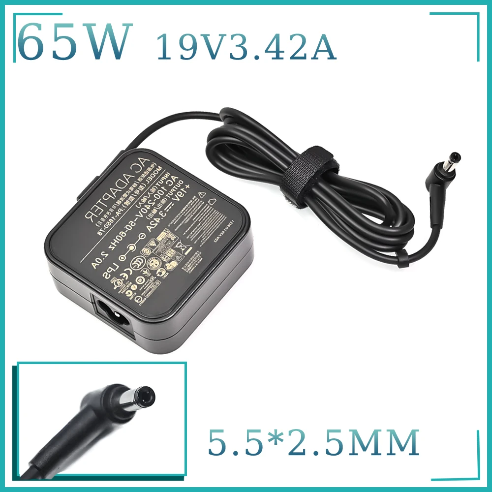 PA-1650-78 19V 3.42A 65W 5.5x2.5mm AC Adapter Power Charger For Asus K56C K501U X555 X555C X555D X555B X555BA Laptop Cargador