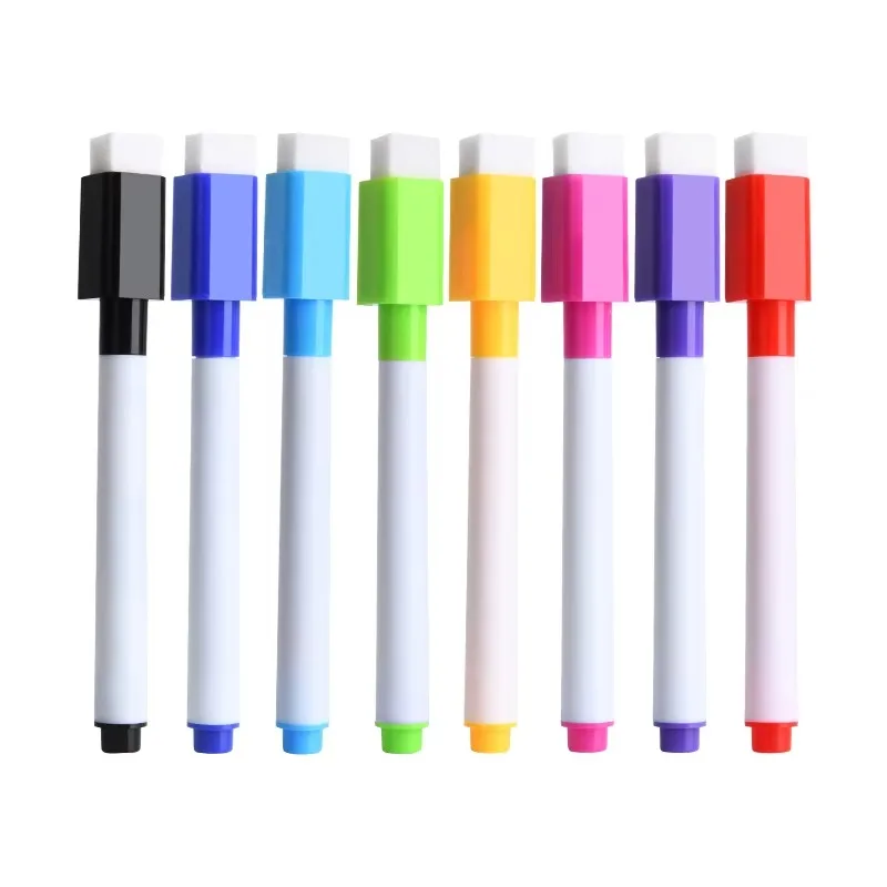 Wholesale Washable Marker Magnetic White Board Bulk Pens Multi Color White Board Markers for Writing Drawing Office School Use 6