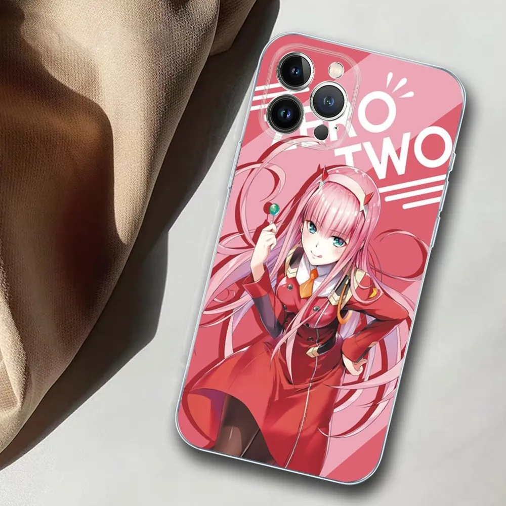 DARLING in the FRANXX Phone Case For iPhone 14 11 12 13 Mini Pro XS Max Cover 6 7 8 Plus X XR SE 2020 Funda Shell